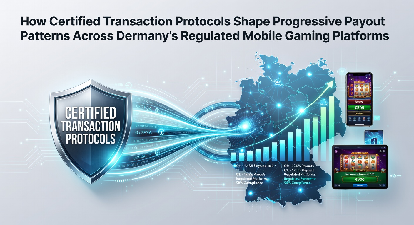 Illustration zertifizierter Transaktionsprotokolle und ihre Rolle bei progressiven Auszahlungen auf deutschen Mobilplattformen