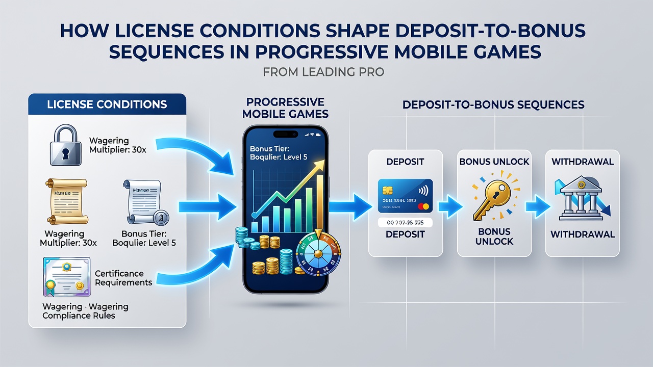 Detailed view of bonus activation flow after deposit in a progressive mobile slot game under German licensing rules