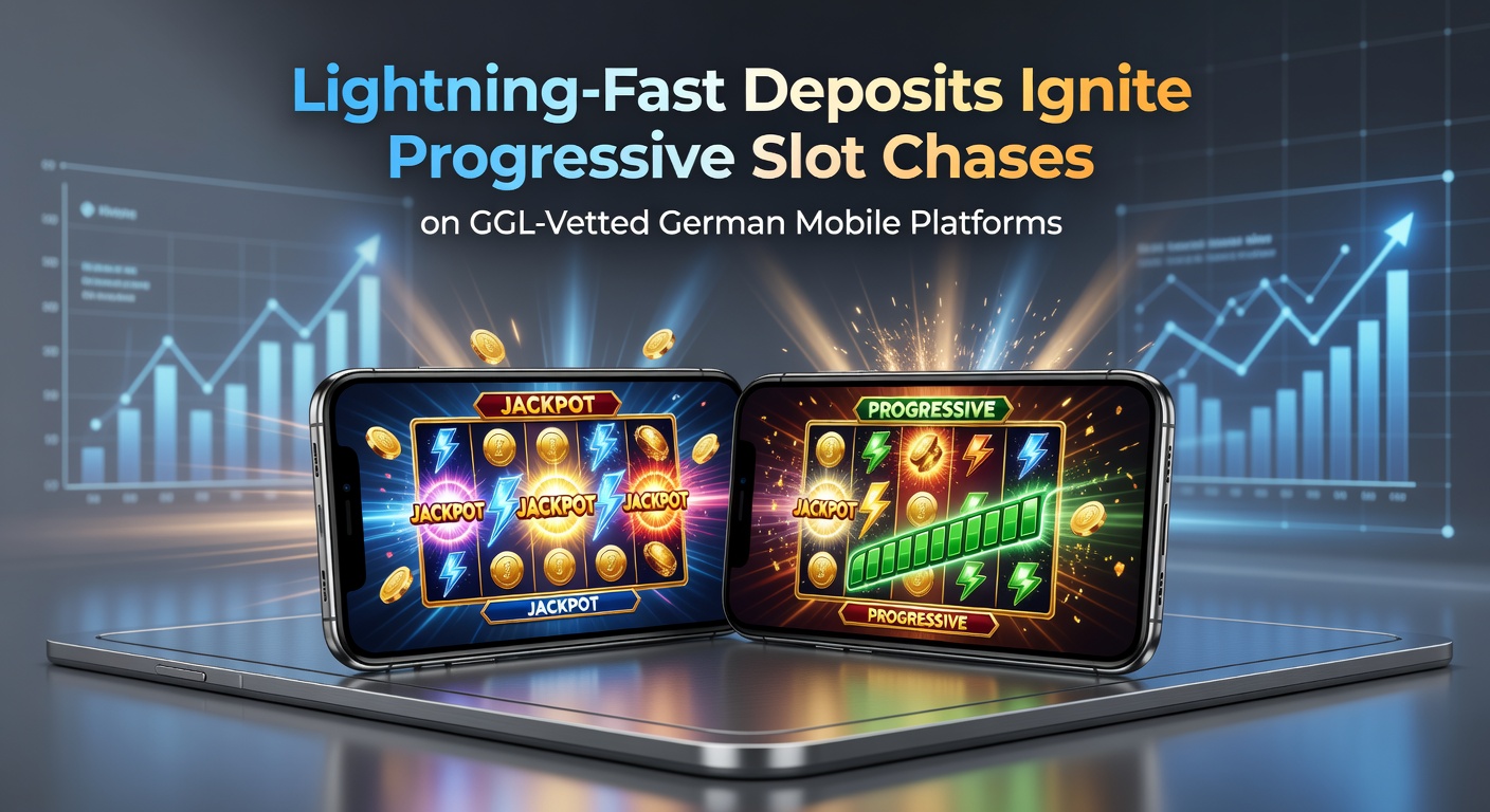 Progressive Slot-Jackpot-Meter, der durch schnelle Mobile-Einzahlung in die Höhe schießt, mit GGL-Siegel